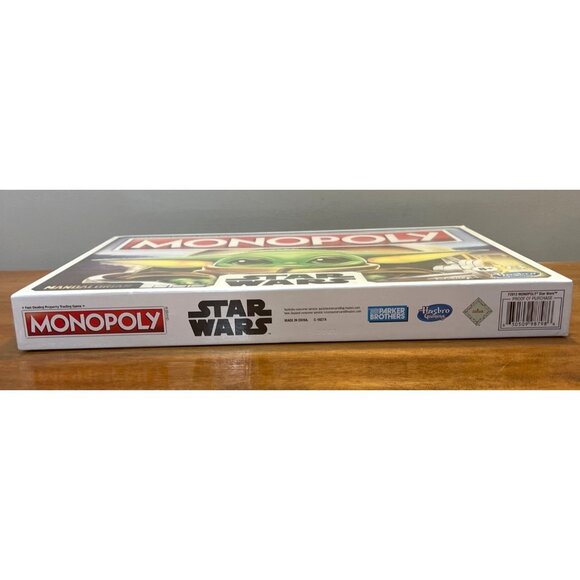 Star Wars Monopoly Game The Mandalorian Baby Yoda New Sealed - Picture 2 of 4